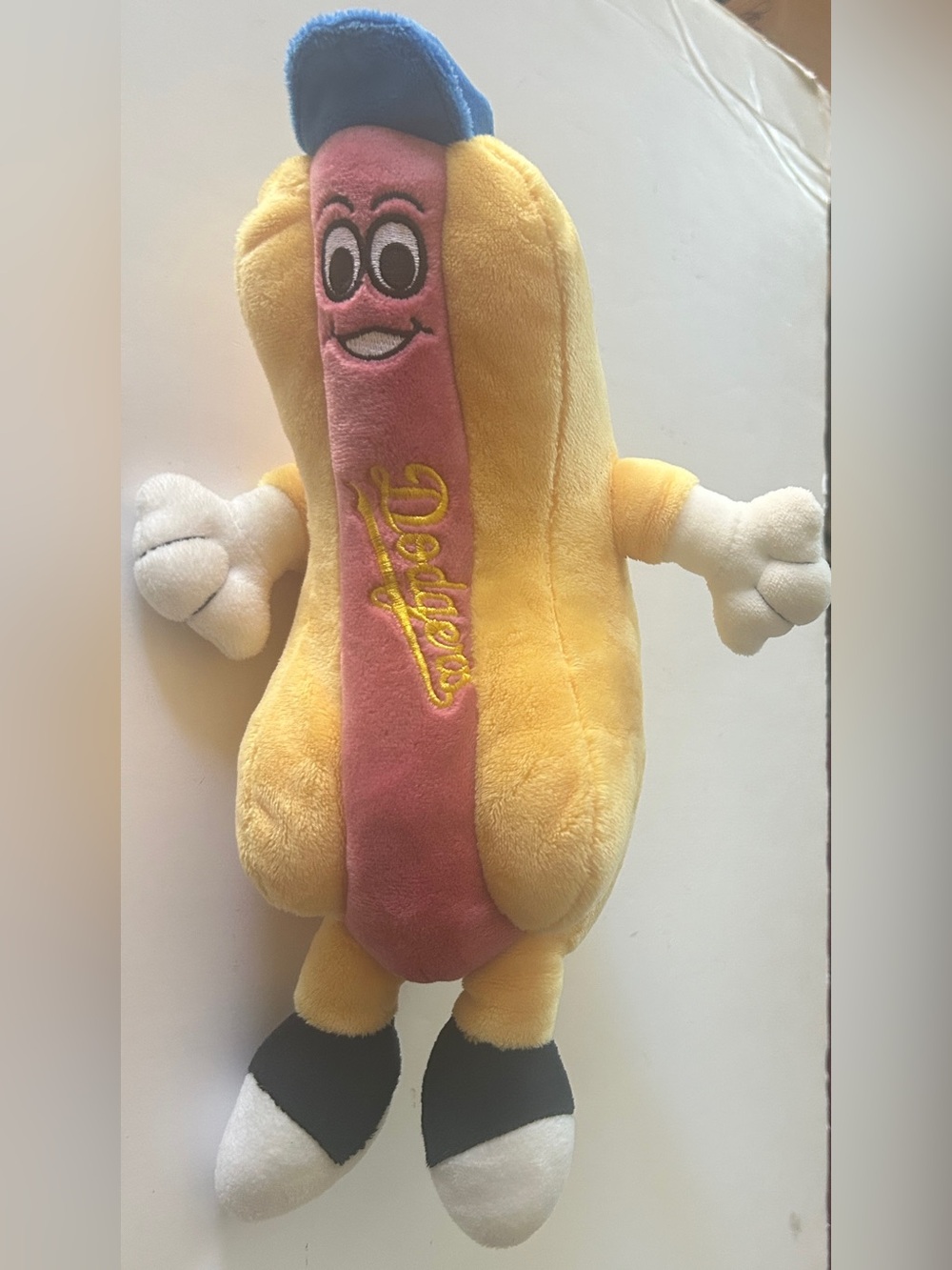 MLB LA Los Angeles Dodger’s Baseball Plush Hot Dog Weiner 13”